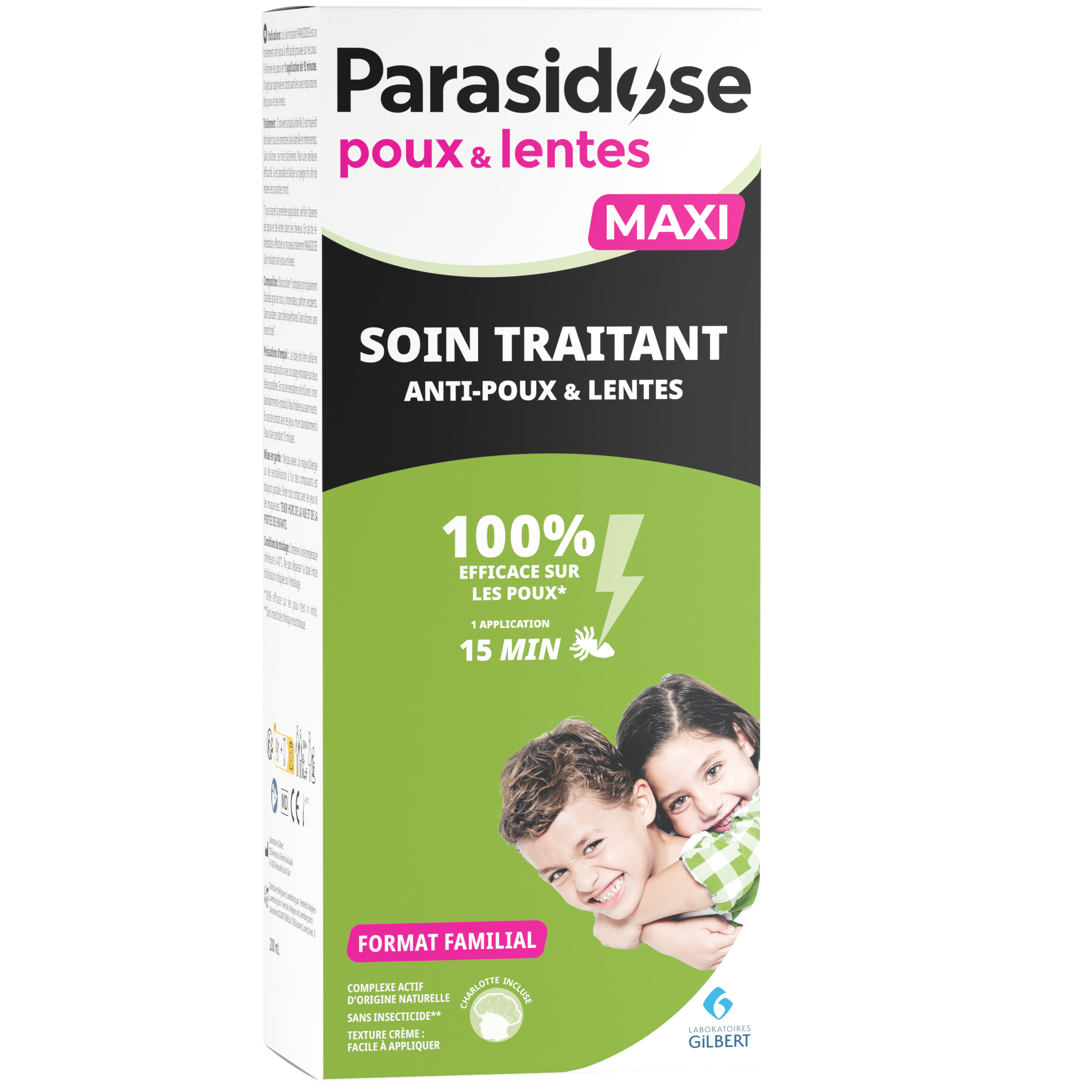 Parasidose shampoing préventif anti-poux - répulsif 12 h - Dès 12 mois